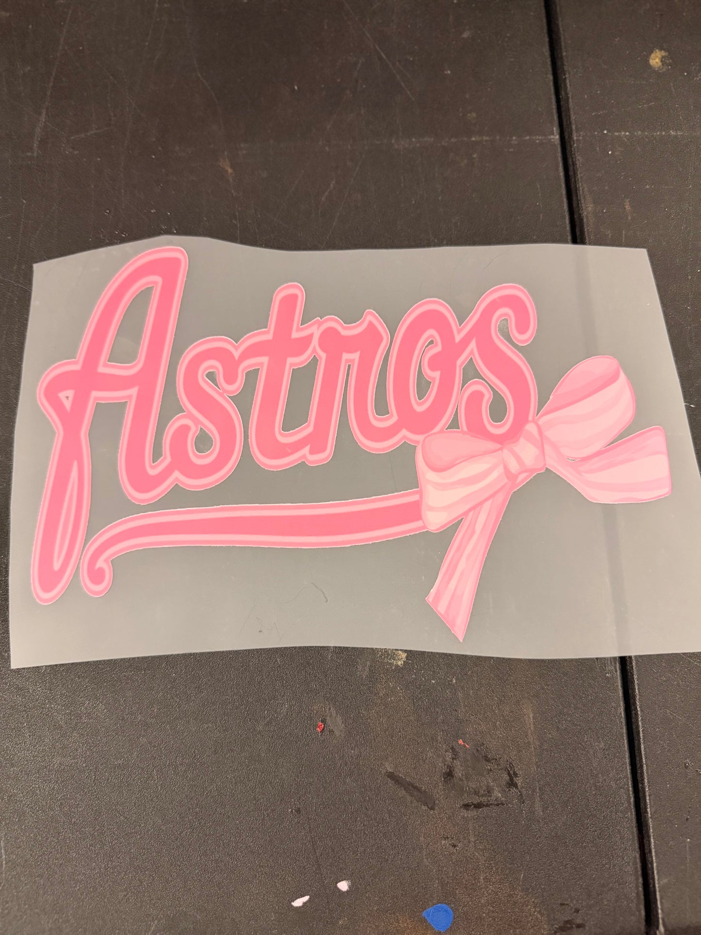 DESTASH - PINK ASTROS SCRIPT/BOW - 061