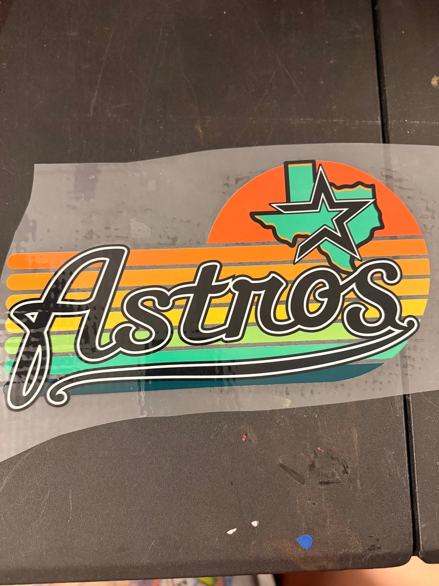 DESTASH - ASTROS SCRIPT/SUNSET STRIPES - 097