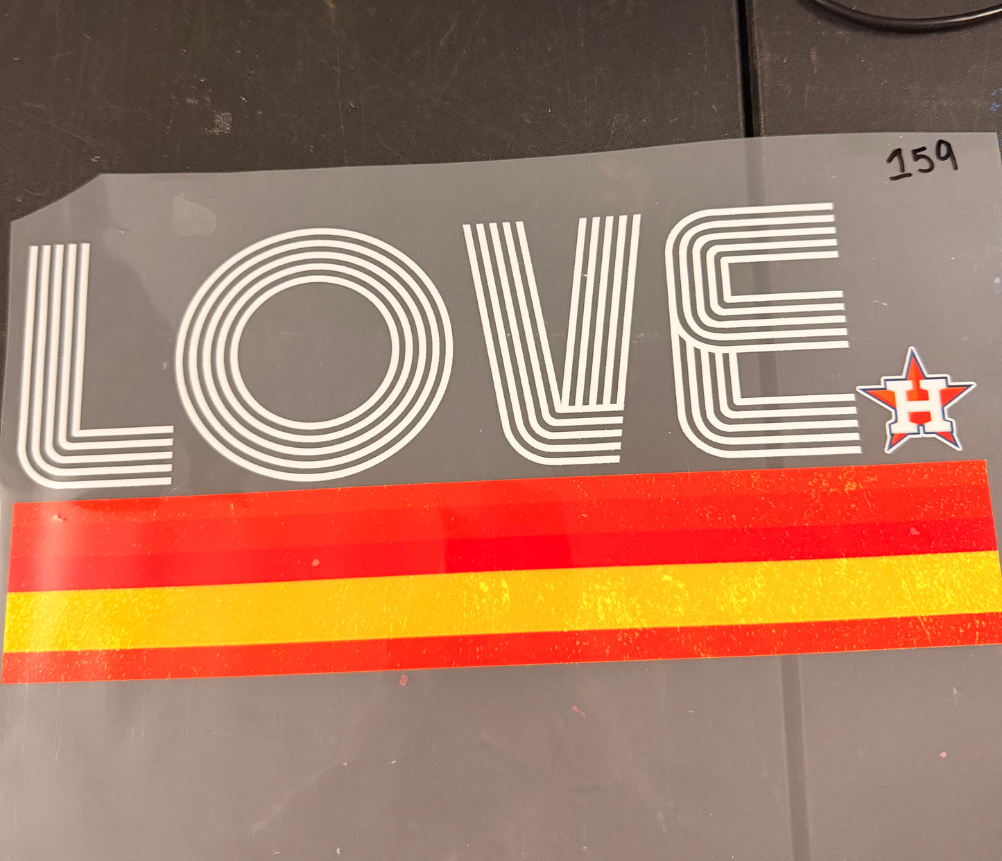 DESTASH - LOVE STRIPED SCRIPT/ASTROS STRIPES - 159