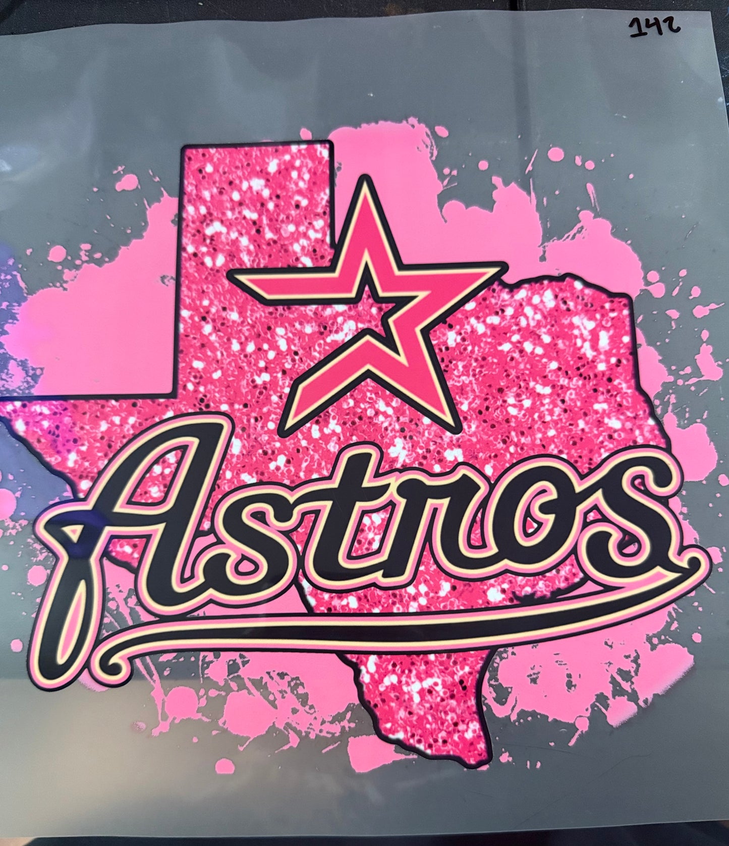 DESTASH - PINK SPLASH/SEQUENCE TEXAS/PINK ASTROS SCRIPT - 142