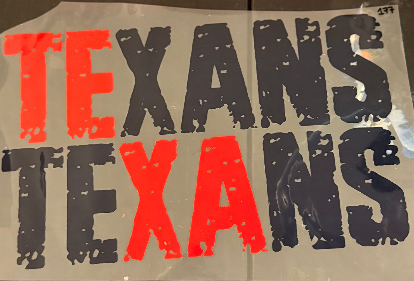 DESTASH - 177 - TEXANS STREET SCRIPT