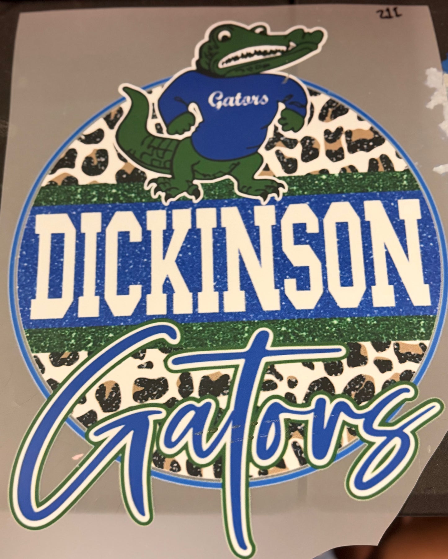 DESTASH - 211 - DICKINSON GATORS/LEOPARD PRINT