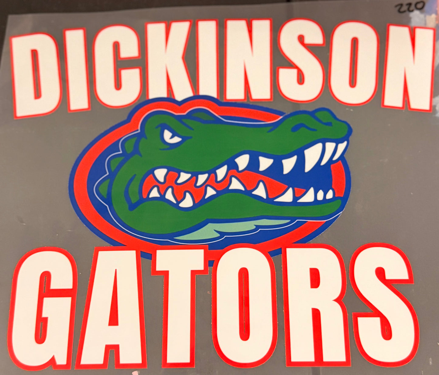 DESTASH - 220 - VINTAGE GATORS JERSEY SCRIPT