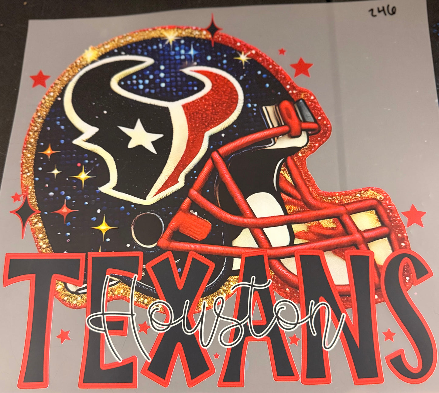 DESTASH - 246 - TEXANS HELEMT/SEQUENCE