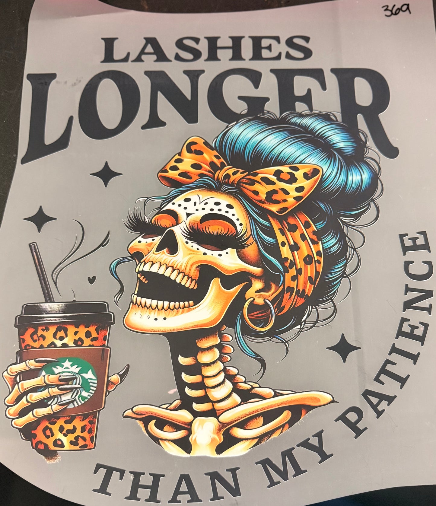 DESTASH - 369 - LASHES LONGER THAN MY PATIENCE