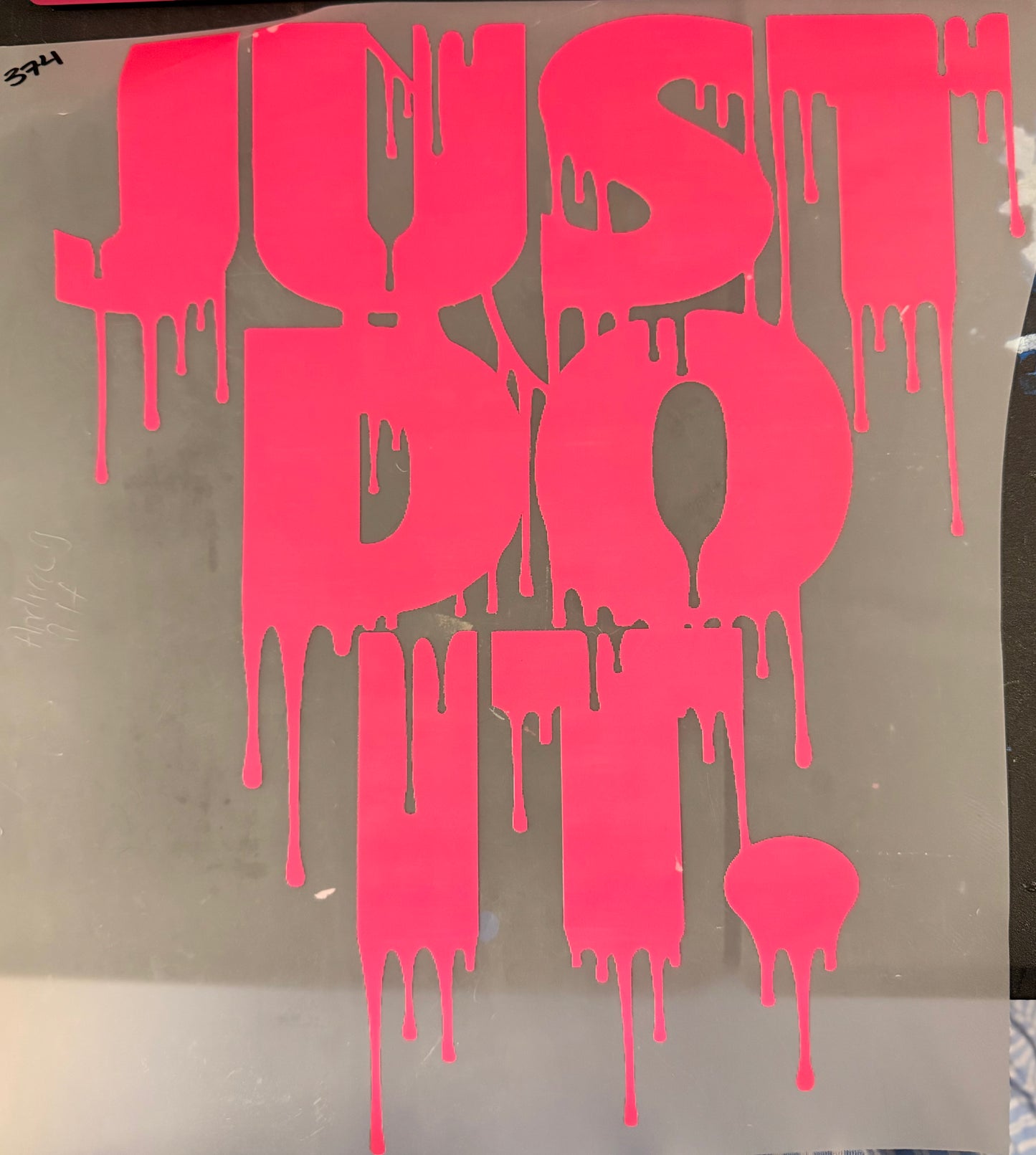 DESTASH - 374 - YOUTH - JUST DO IT/HOT PINK