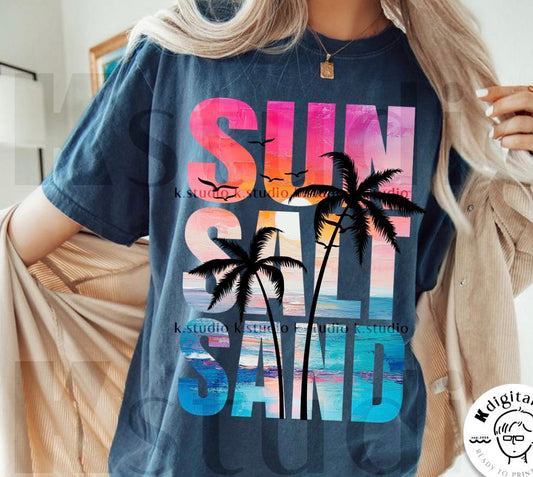 Sun Sand- DTF PRINT ONLY