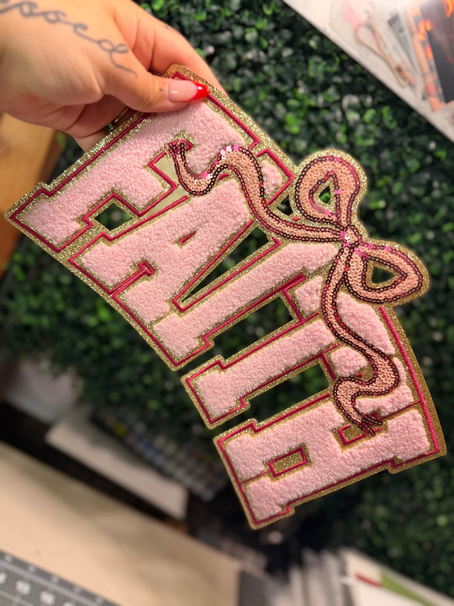 RTS - PATCH - PINK FAITH/BOW