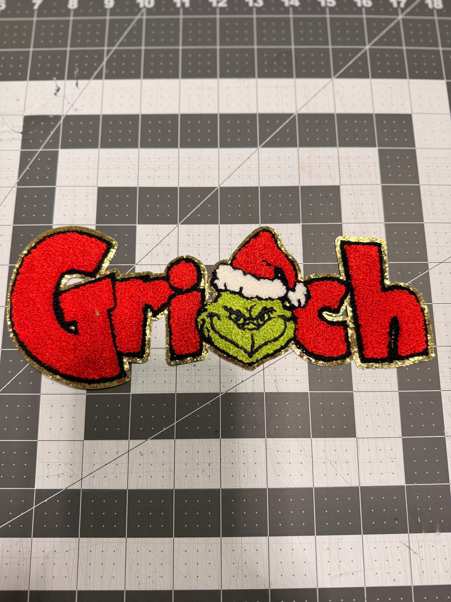 RTS - PATCH - GRINCH LETTERING