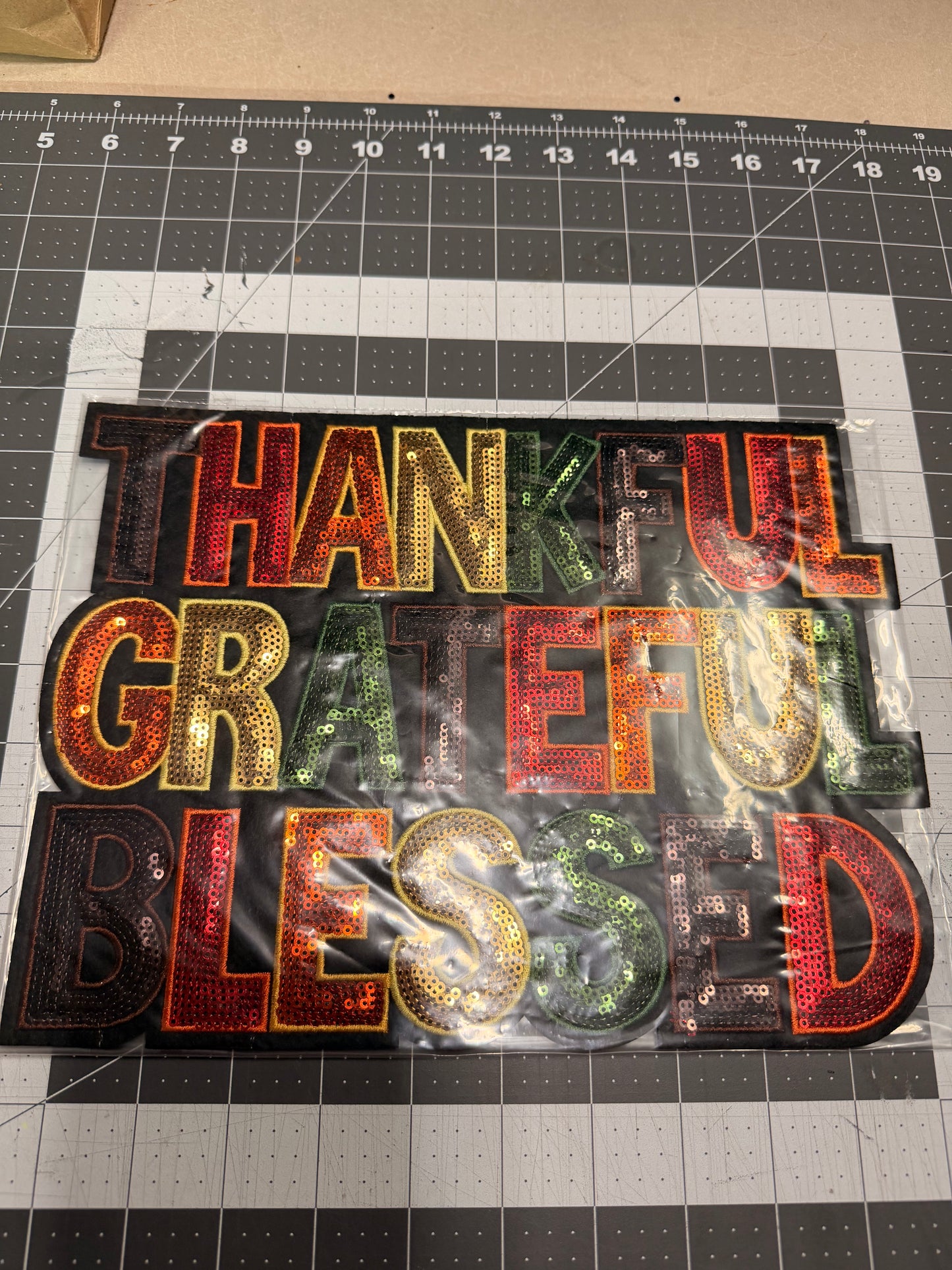 RTS - PATCH - THANKFUL/ GRATEFUL/ BLESSED