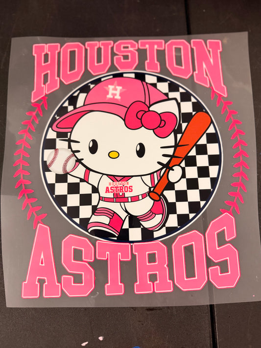 DESTASH - PINK HOUSTON ASTROS/HELLO KITTY/CHERCKERED - 027