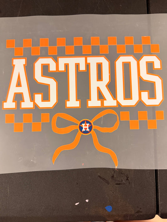 DESTASH - ASTROS SCRIPT/CHECKERED BORDER/BOW - YOUTH - 071