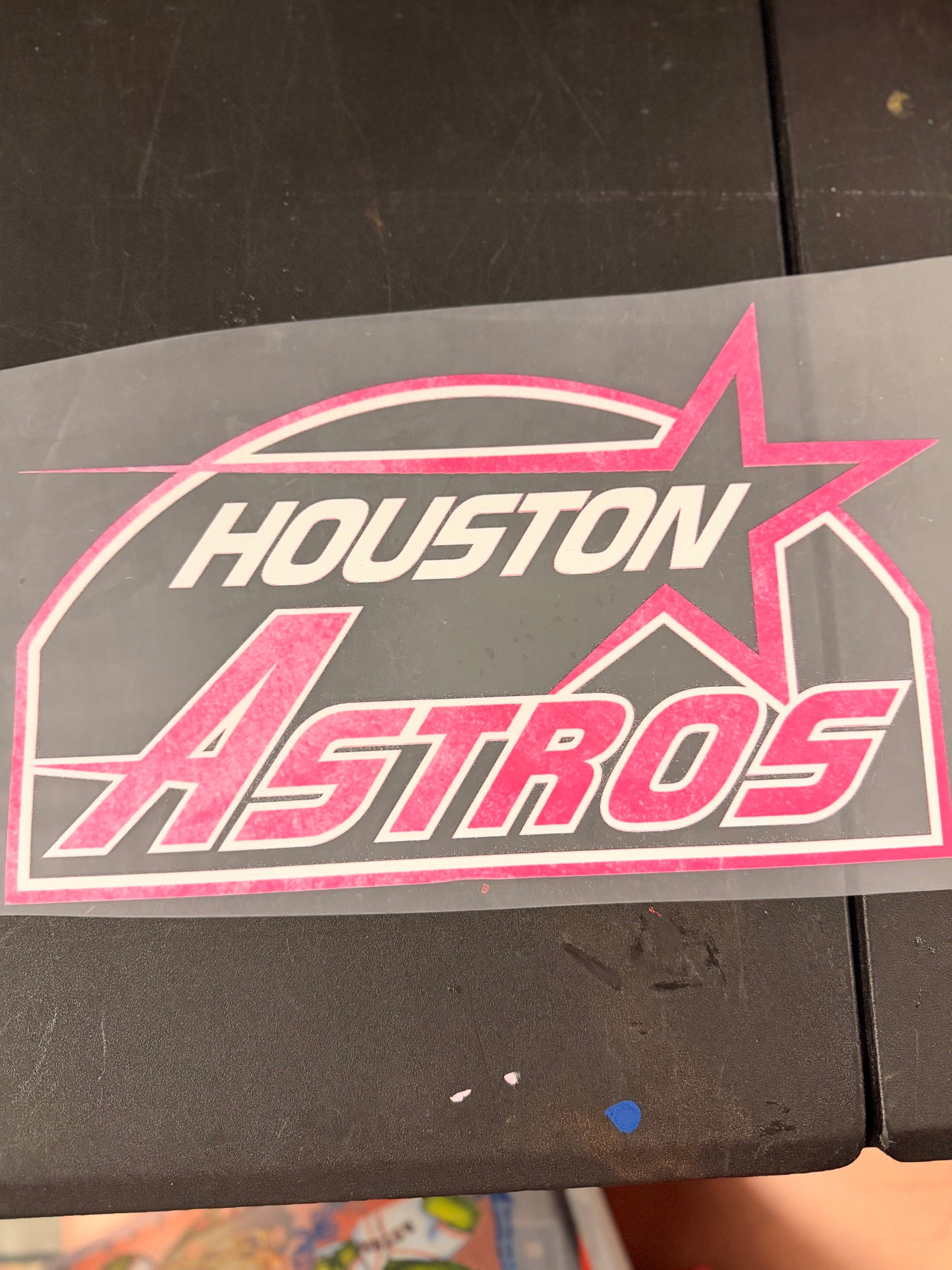 DESTASH - PINK HOUSTON ASTROS/GLITTER SCRIPT - 075