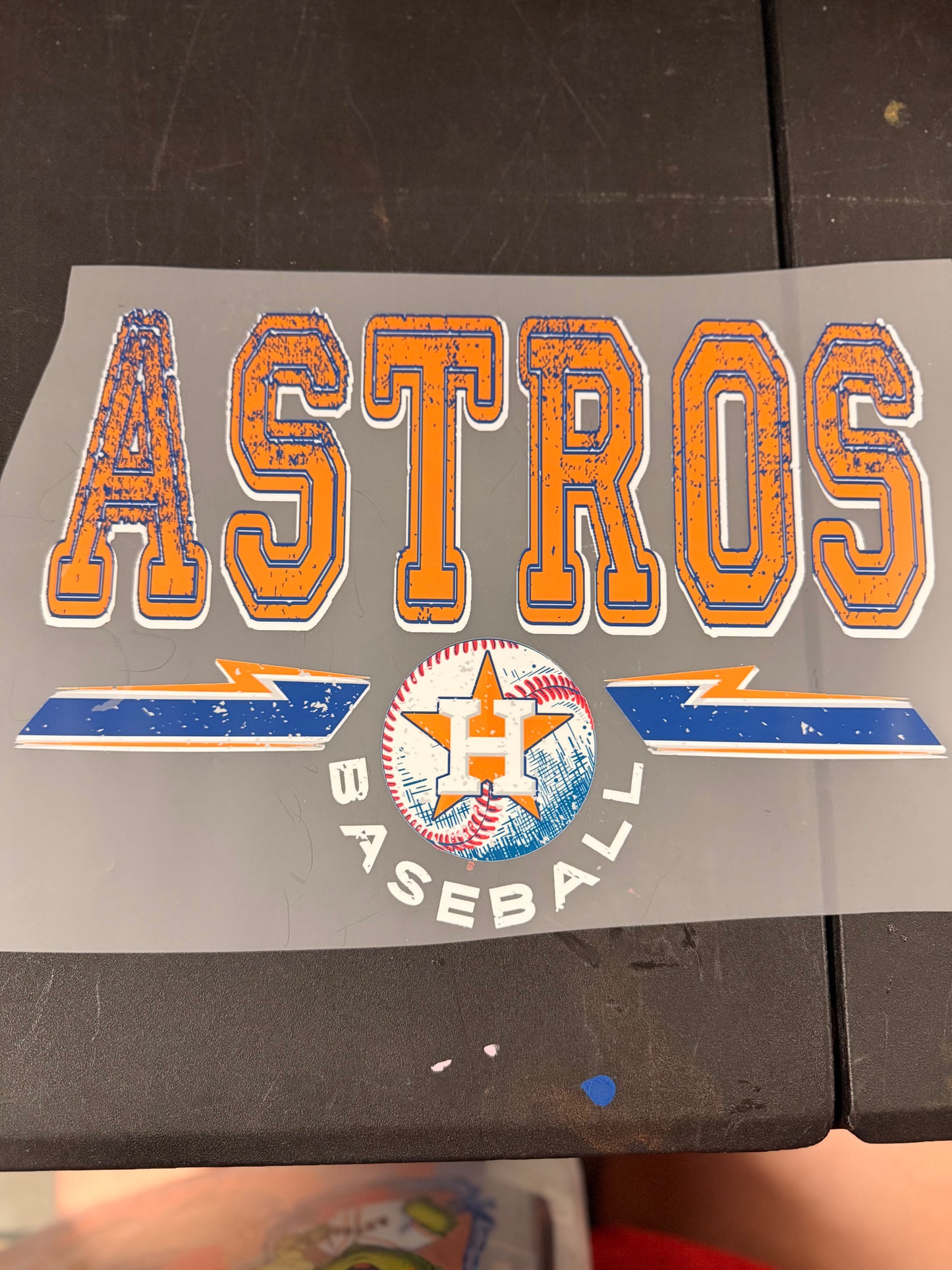 DESTASH - ASTROS DISTRESSED SCRIPT/BASEBALL - 105