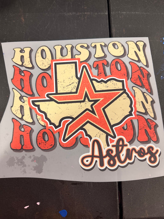 DESTASH - HOUSTON ASTROS/RED&TAN SCRIPT - YOUTH - 123
