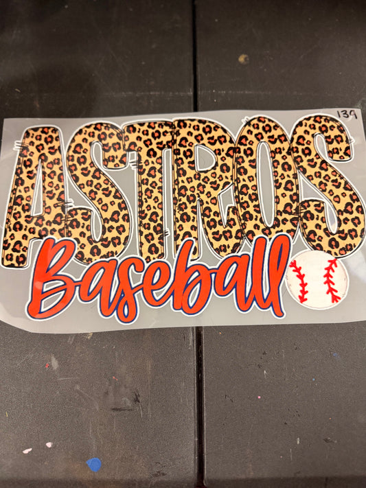 DESTASH - ASTROS CHEETAH SCRIPT/BASEBALL SCRIPT - 139