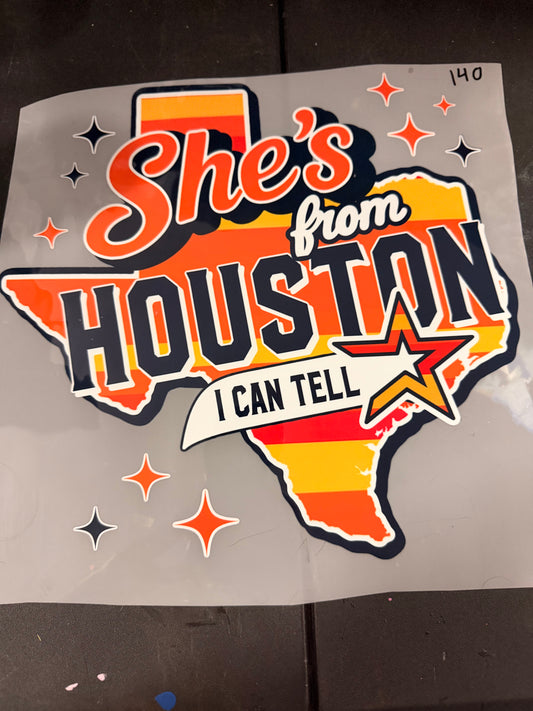 DESTASH - SHE'S FROM HOUSTON I CAN TELL/ASTROS TEXAS - 140