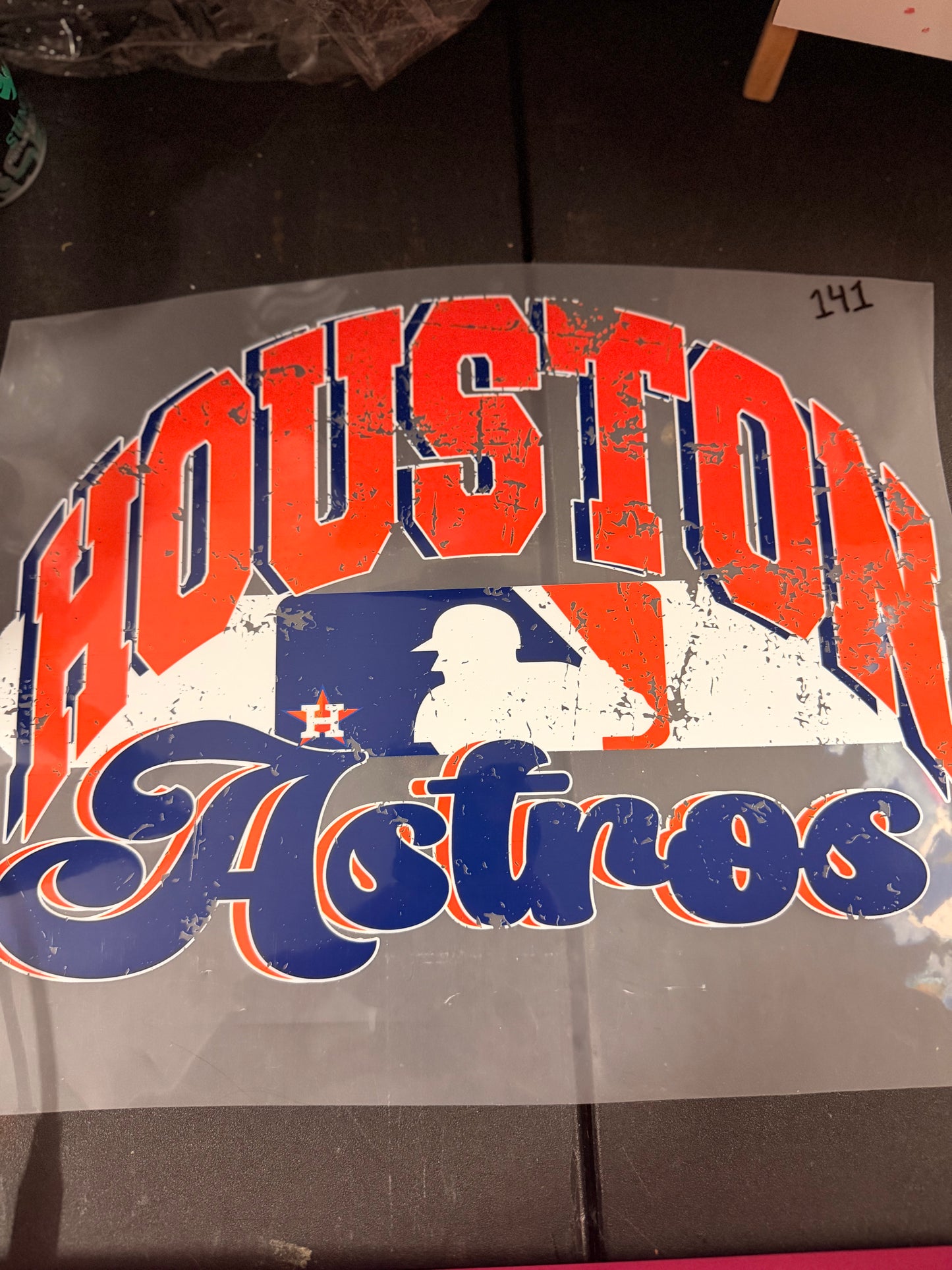 DESTASH - HOUSTON ASTROS/DISTRESSED SCRIPT - 141