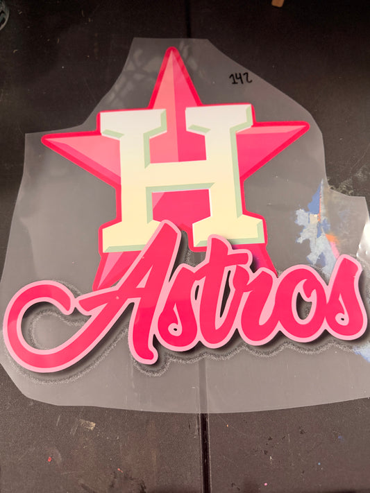 DESTASH - ASTROS H/HOT PINK SCRIPT - 142