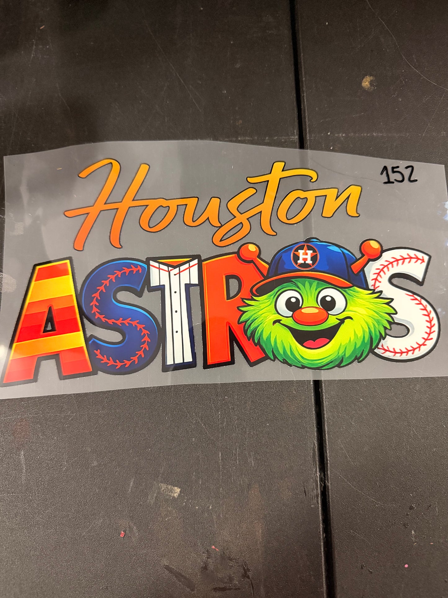 DESTASH - HOUSTON ASTROS SCRIPT/ORBIT CARTOON - YOUTH - 152