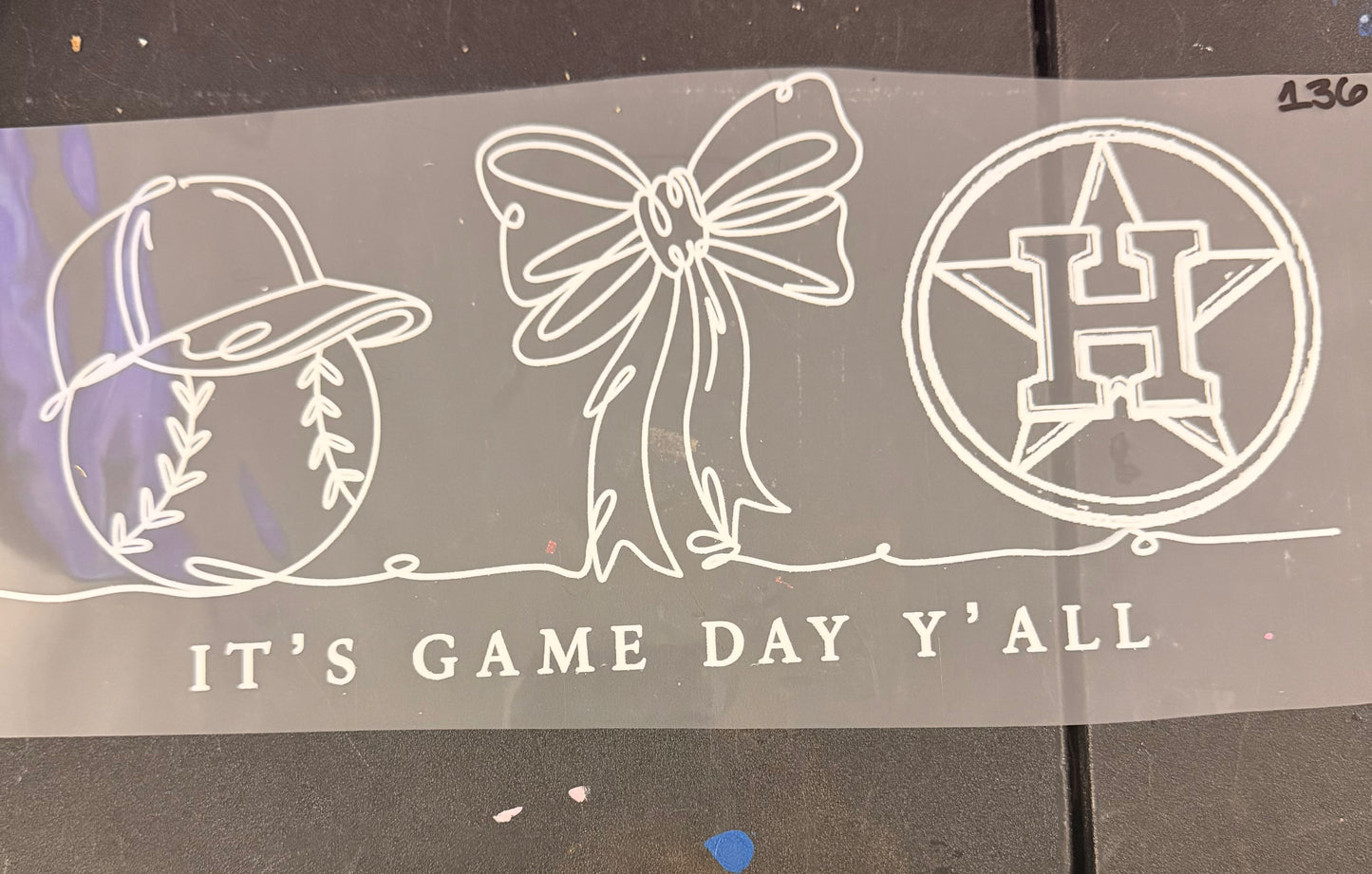 DESTASH - IT'S GAME DAY Y'ALL/ASTROS SCRIPT - 136