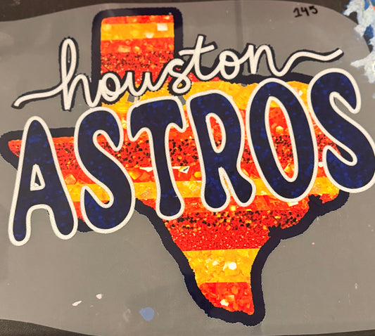 DESTASH - HOUSTON CURSIVE SCRIPT/ASTROS/ASTRO COLOR TEXAS - YOUTH - 145