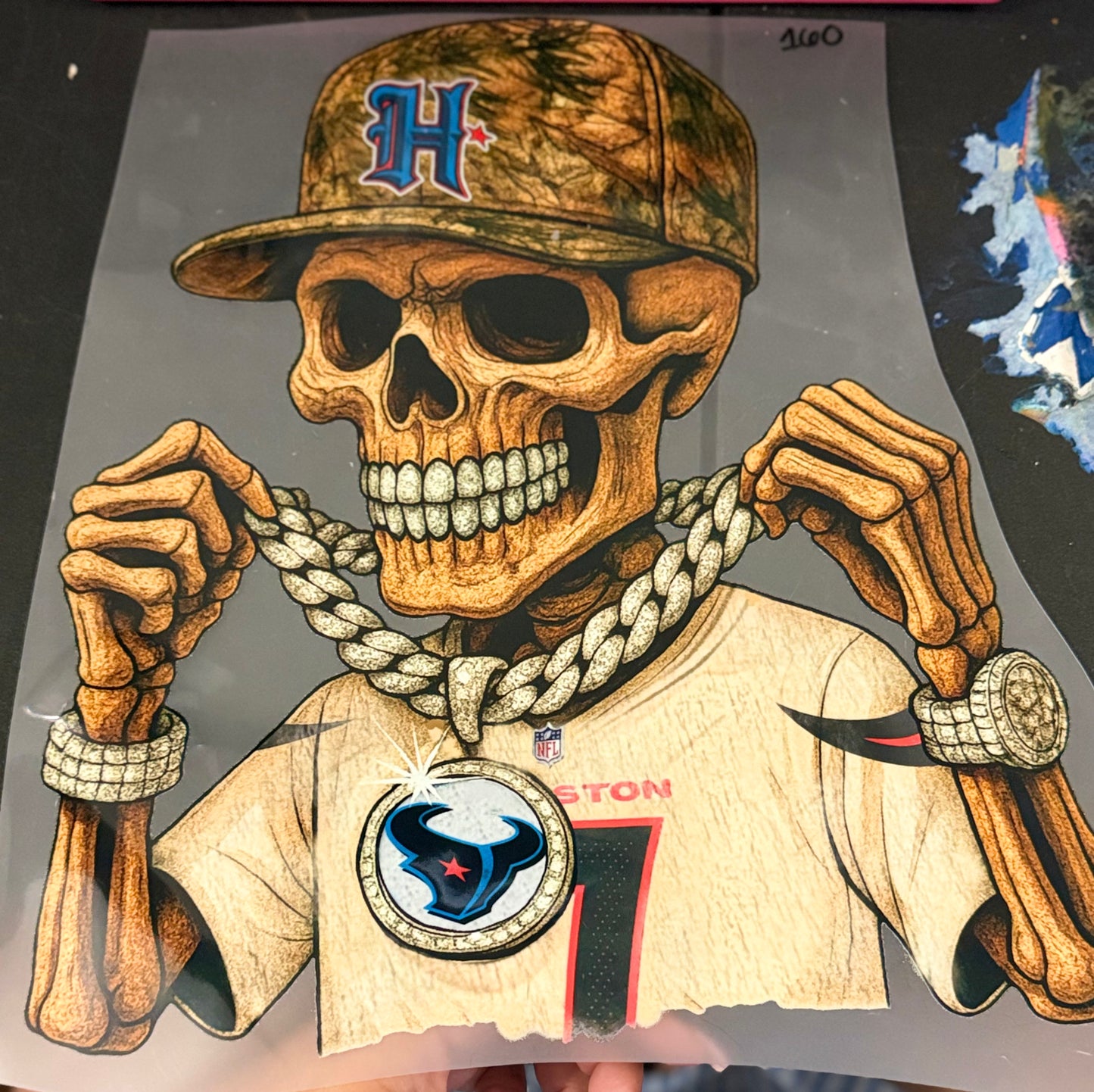 DESTASH - HOUSTON TEXANS CHAIN/SKELETON MAN - 150