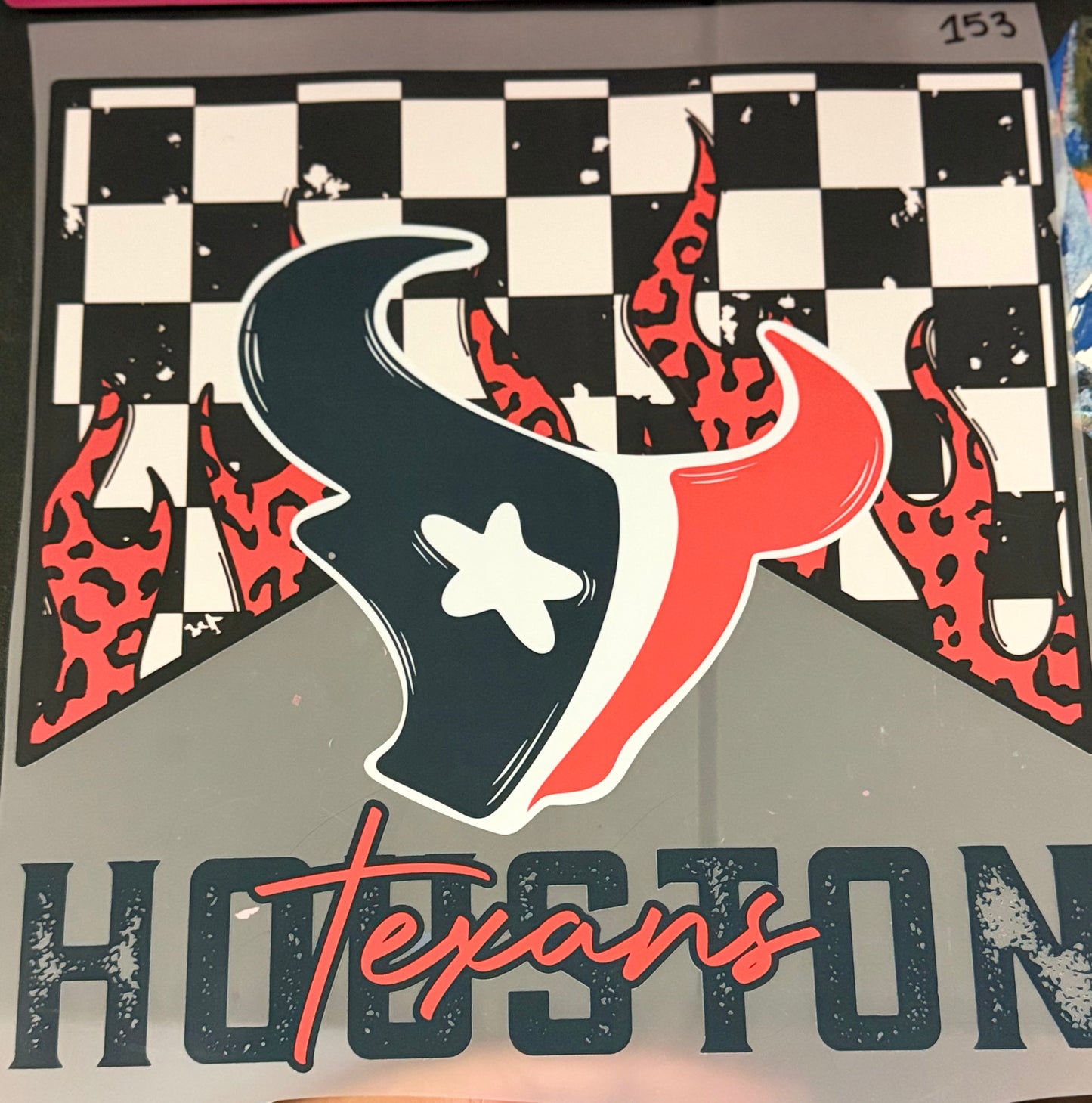 DESTASH - HOUSTON TEXANS/FLAMED CHECKERED - 153