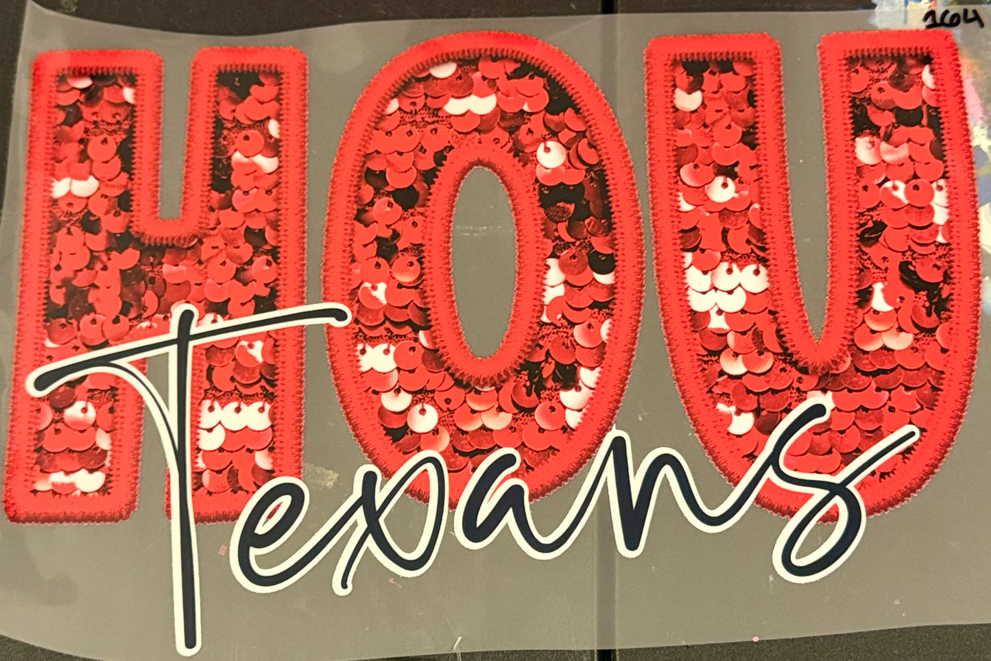 DESTASH - HOU RED SEQUENCE SCRIPT/TEXANS CURSIVE SCRIPT - 164