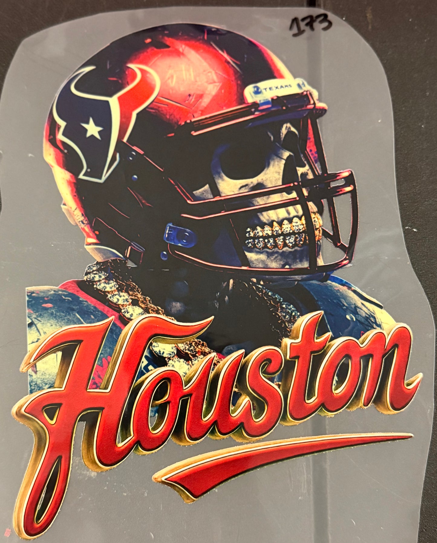 DESTASH - 173 - YOUTH - TEXANS SKELETON HELMET