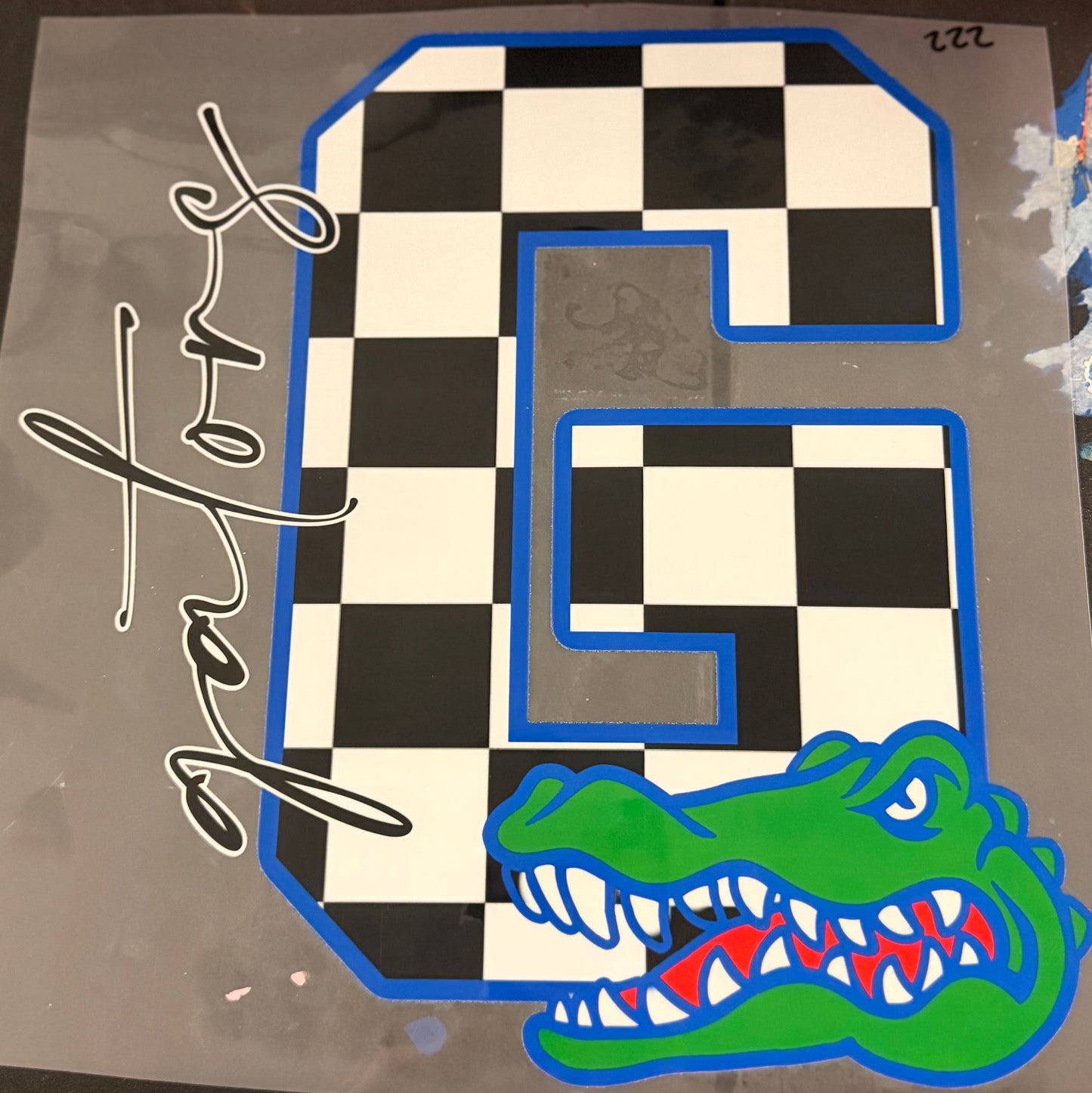 DESTASH - 222 - GATORS/BIG G CHECKERED
