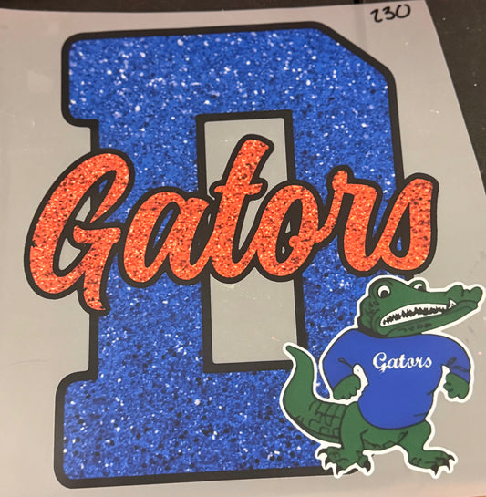 DESTASH - 230 - YOUTH - VINTAGE GATORS MASCOT/GLITTER
