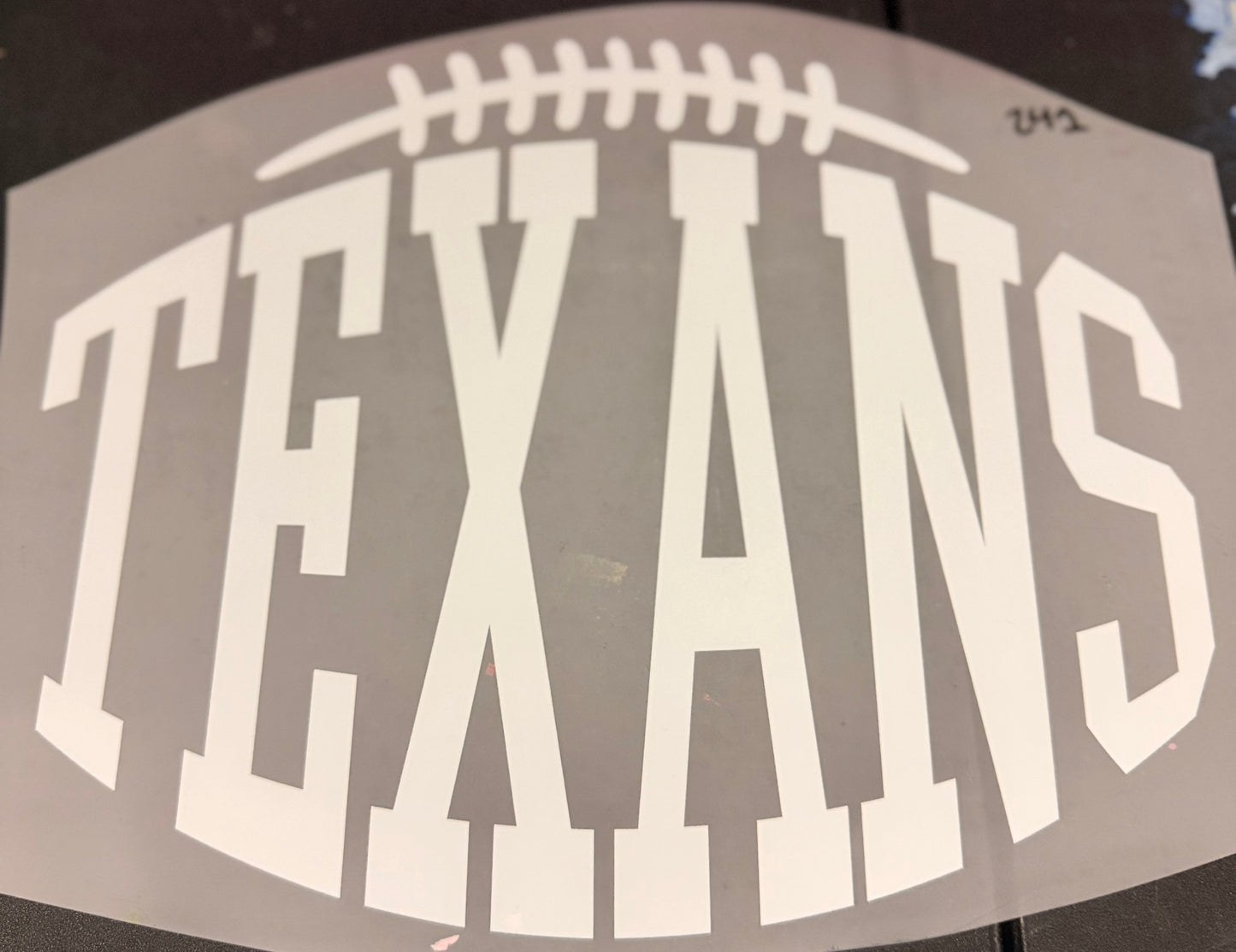 DESTASH - 241 - TEXANS/FOOTBALL STITCH