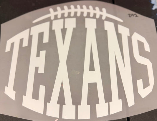DESTASH - 241 - TEXANS/FOOTBALL STITCH