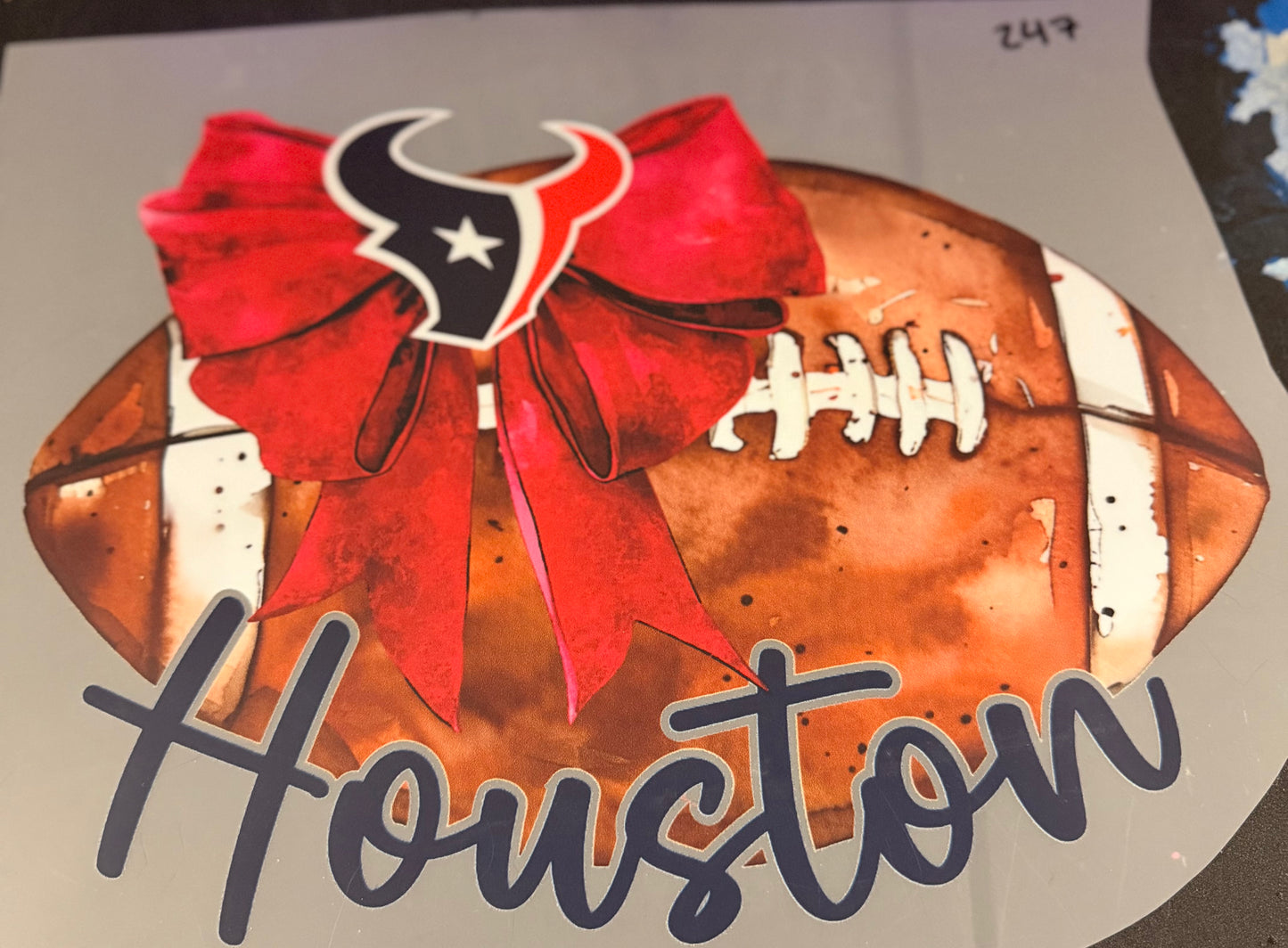 DESTASH - 247 - TEXANS FOOTBALL/TEXANS BOW