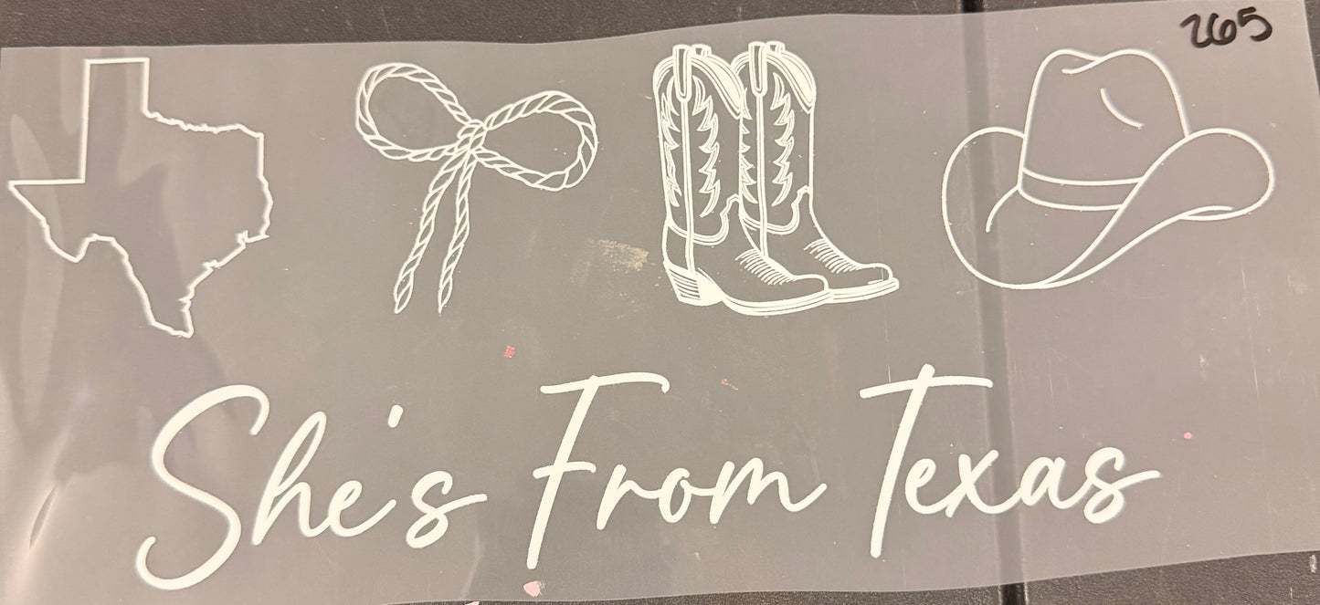 DESTASH - 265 - SHE'S FROM TEXAS