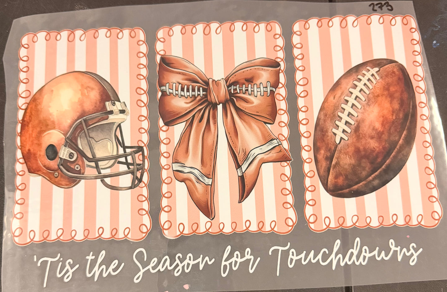 DESTASH - 273 - 'TIS THE SEASON FOR TOUCHDOWNS