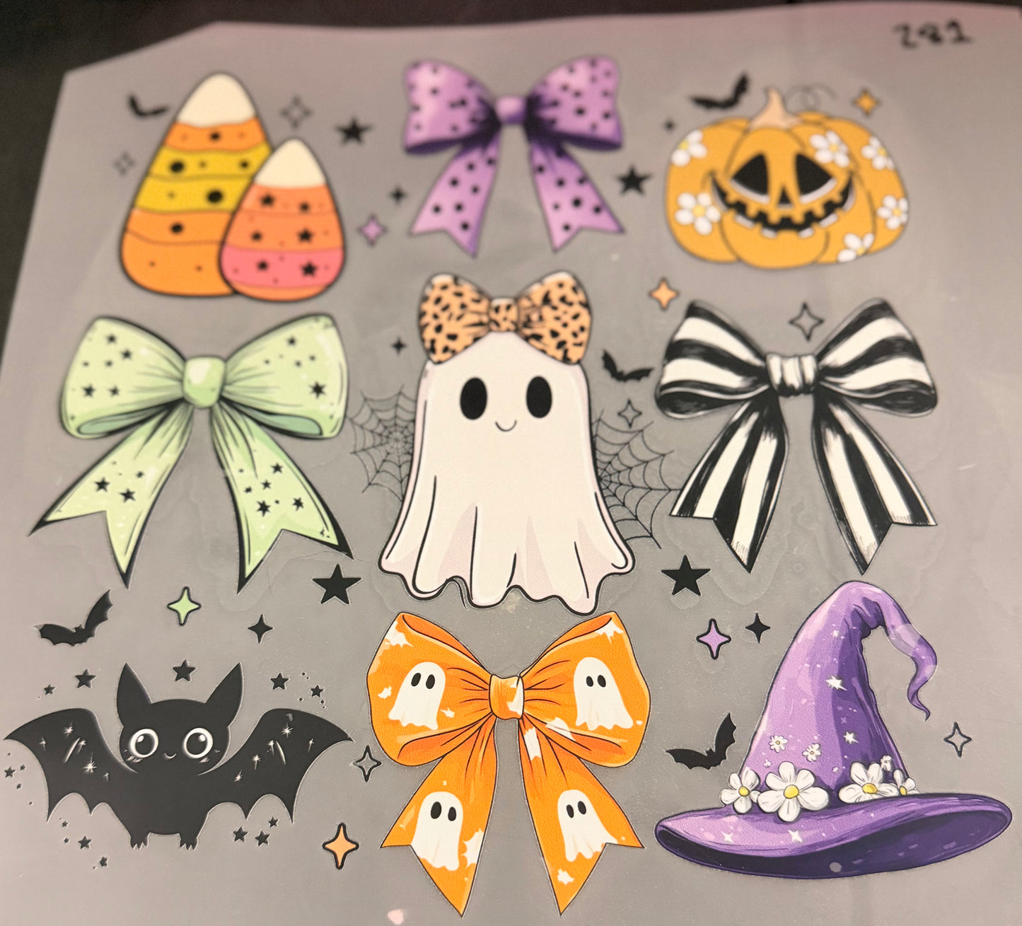 DESTASH - 281 - YOUTH - BOWS/PUMPKINS/GHOSTS/CANDY CORN