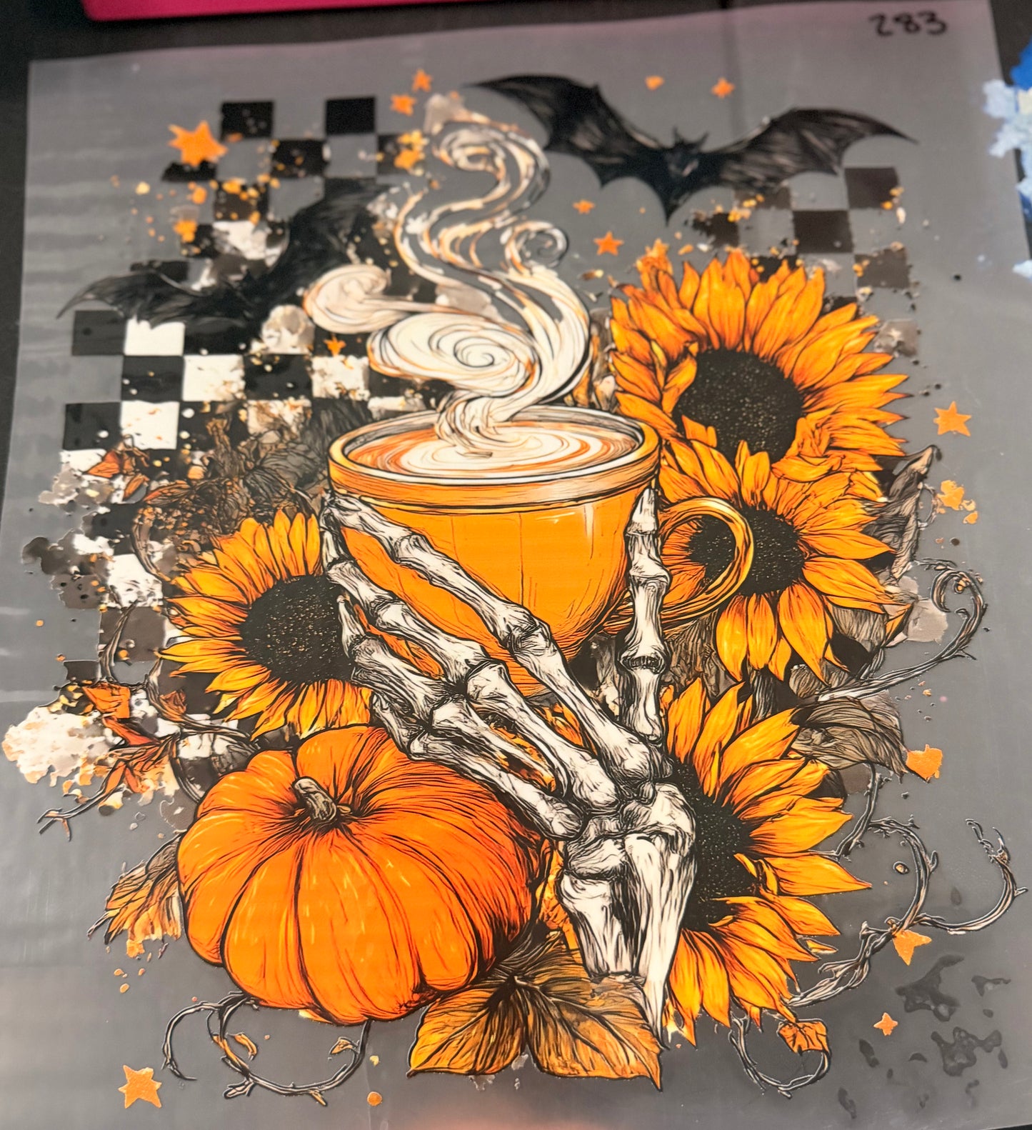 DESTASH - 283 - FALL COFFEE/SUNFLOWERS
