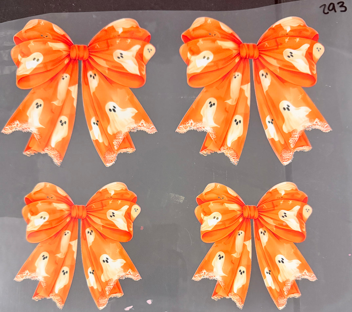 DESTASH - 293 - YOUTH - ORANGE GHOST BOWS