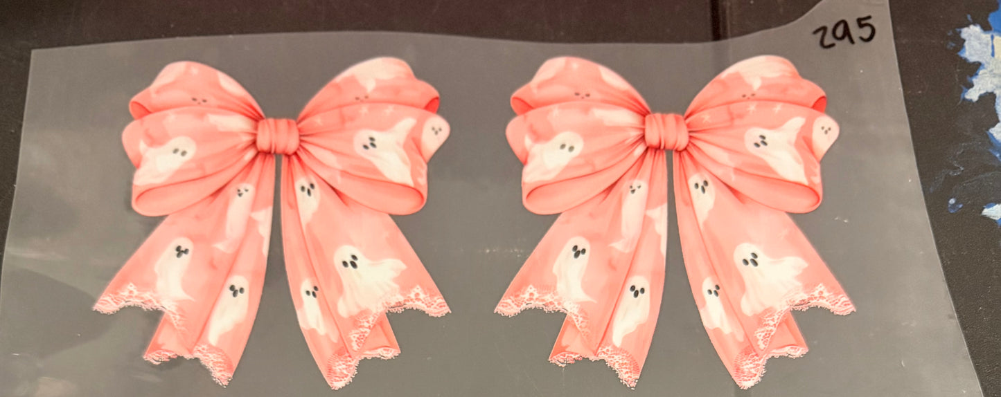 DESTASH - 295 - YOUTH - PINK GHOST BOWS