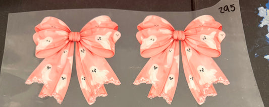 DESTASH - 295 - YOUTH - PINK GHOST BOWS