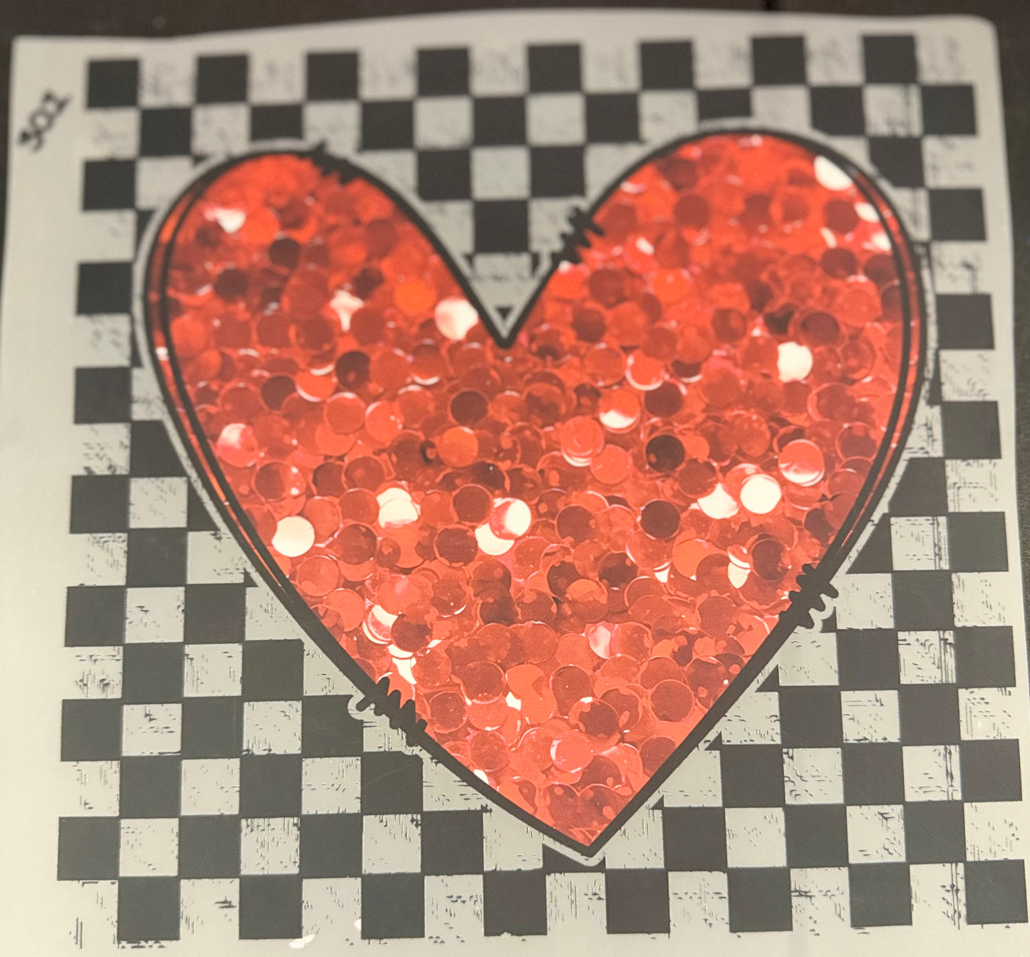 DESTASH - 301 - YOUTH - SEQUENCE HEART/CHECKERED