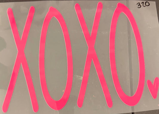 DESTASH - 320 - YOUTH - XOXO/HOT PINK