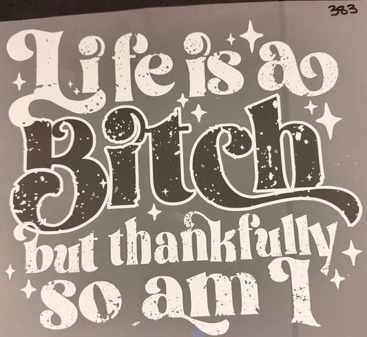 DESTASH - 383 - LIFE IS A BITCH BUT THANKFULLY SO AM I