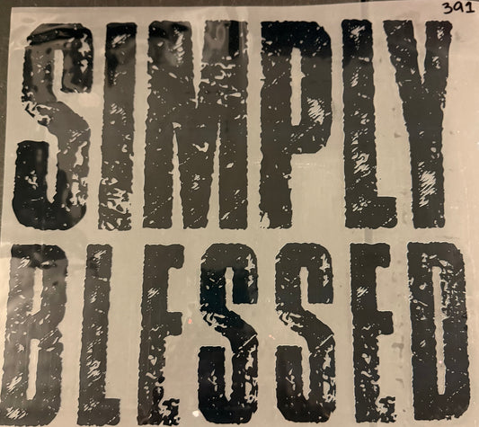 DESTASH - 391 - SIMPLY BLESSED