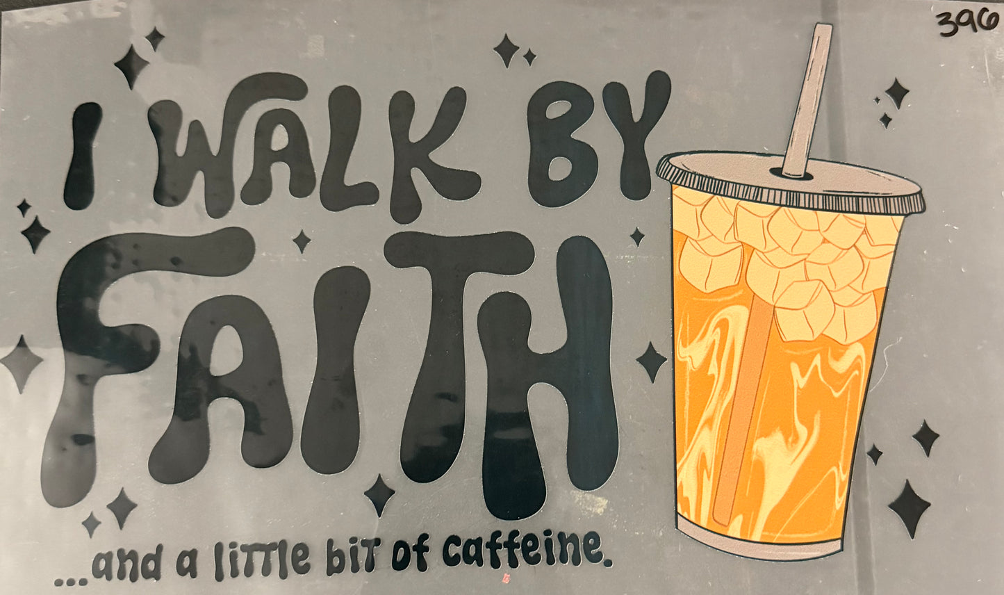 DESTASH - 396 - I WALK BY FAITH ... AND A LITTLE BIT OF CAFFEINE