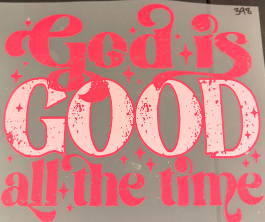 DESTASH - 398 - YOUTH - GOD IS GOOD ALL THE TIME/HOT PINK