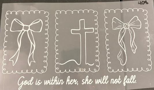DESTASH - 408 - YOUTH - GOD IS WITHIN HER, SHE WILL NOT FALL.