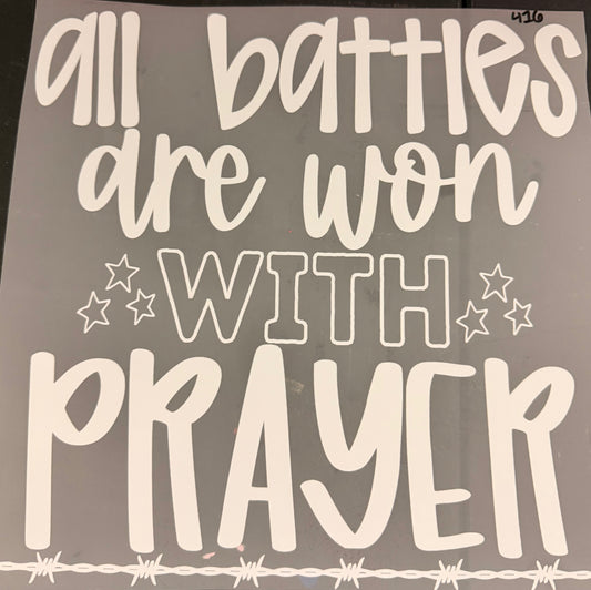 DESTASH - 416 - ALL BATTIES ARE WON WITH PRAYER